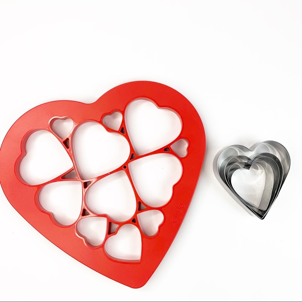 Lekue Cookie Cutter Puzzle Hearts +